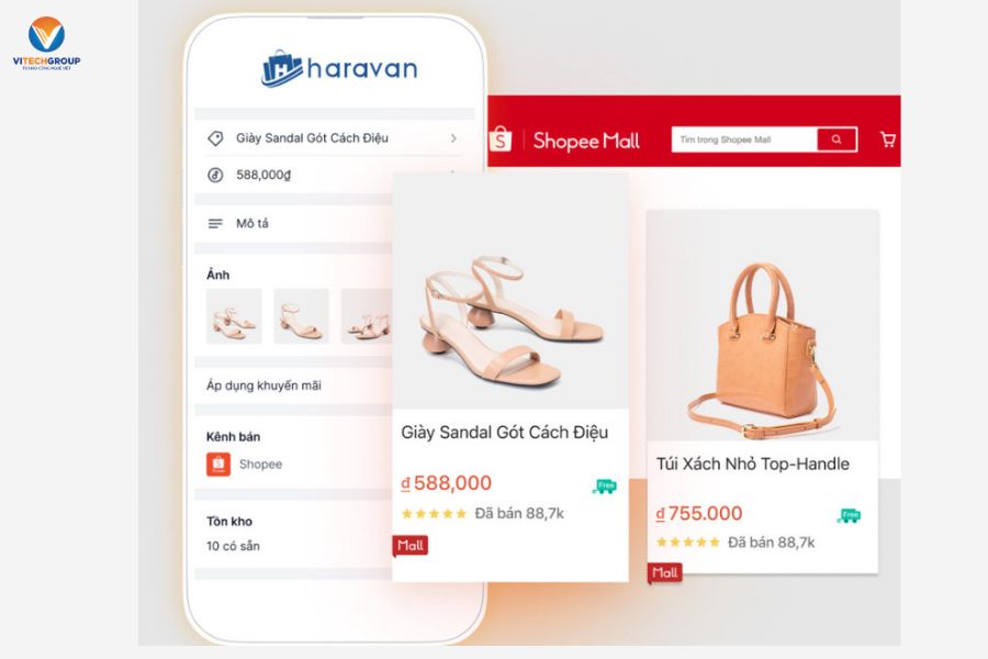 Phần mềm quản lý bán hàng Shopee - Haravan 